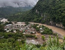 Fotografía que muestra zonas afectadas por las fuertes lluvias en Huehuetla (México). EFE/D. Martínez Pelcastre