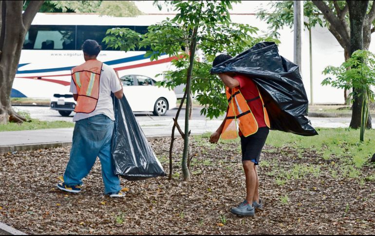 A la fecha, 880 ciudadanos han optado por el trabajo comunitario tras haber tirado basura en la calle. ESPECIAL