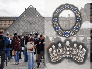 "Ha sido de película, como algo de James Bond, que se cuela entre los techos para robar una joya", indicó uno d elos turistas que no pudo entrar al museo. EFE/EPA/Y. Valat/Departamento de objetos de arte del Museo del Louvre