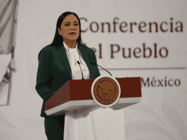 Montiel declaró que el Gobierno de México enviaría un mensaje de texto para que la ciudadanía acuda en forma ordenada a recoger dicho apoyo. SUN / F. Rodríguez