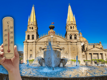Las lluvias estarán ausentes en Guadalajara durante toda la semana y, hasta ahora, el calor se hará presente en la ciudad. ESPECIAL / CANVA