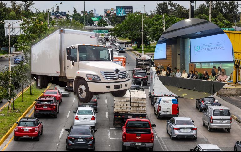 Transportistas y el sector productivo de Jalisco pidieron mayores medidas de seguridad y más vigilancia de autoridades en el Macrolibramiento de Carretera Guadalajara – Morelia. EL INFORMADOR / ARCHIVO / O. González