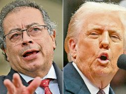 Gustavo Petro y Donald Trump mantienen fuertes diferencias en sus políticas de gobierno, acrecentadas por el aumento de presencia militar de Estados Unidos en el Caribe. AFP