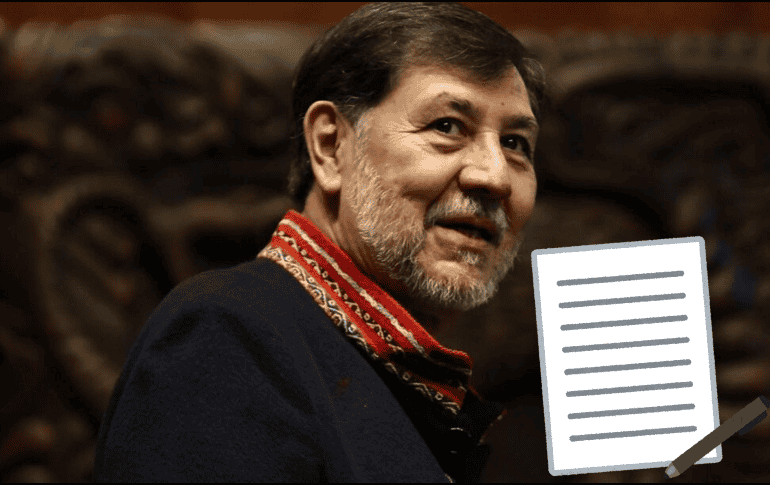 Noroña comentó que este martes citará a conferencia de prensa a los medios de comunicación para dar a conocer las razones de su próxima ausencia. SUN / ARCHIVO