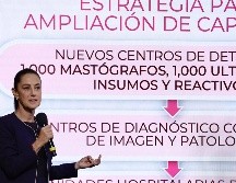 Con esto se busca garantizar el diagnóstico y tratamiento oportuno del cáncer de mama para todas las mujeres del país. SUN / B. FREGOSO