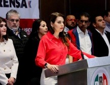 Laura Haro Ramírez anunció este martes que, desde el PRI Jalisco, se impulsarán acciones para exigir a las y los diputados de Jalisco en la Cámara de Diputados. ESPECIAL/ PRI JALISCO.