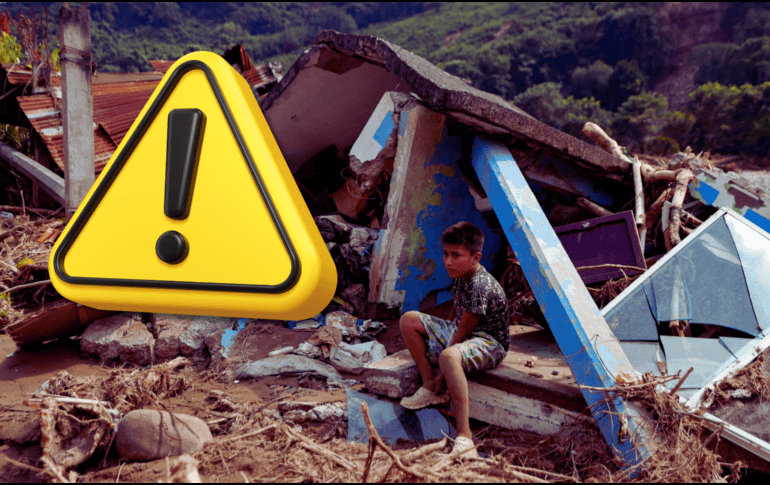 Las lluvias pasadas en algunas regiones de México han dejado daños materiales y víctimas mortales. SUN / ARCHIVO