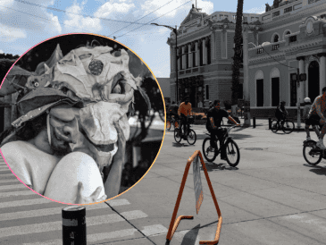 Este desfile forma parte del programa de actividades del Festín de los Muñecos —Festival Internacional de Títeres de Guadalajara— . ESPECIAL/X @via_recreactiva/Secretaría de Cultura