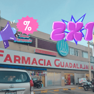 Aprovecha HOY el 2x1 en botanas y más en Farmacia Guadalajara
