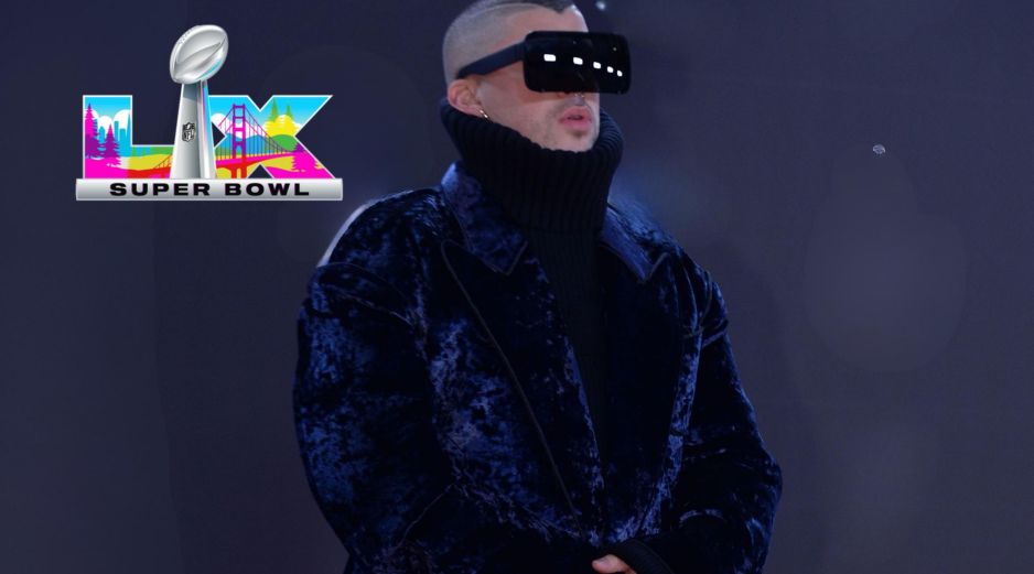 La del 2026 será la segunda aparición de Bad Bunny en un juego por el campeonato de la NFL, aunque la primera como protagonista. AFP / ARCHIVO