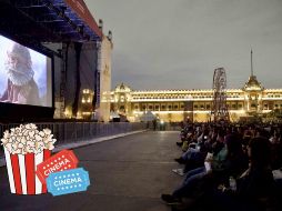 Los amantes del cine podrán disfrutar de funciones gratuitas en el Zócalo, gracias a la Secretaría de Cultura. SUN/ARCHIVO/ESPECIAL