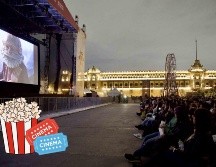Los amantes del cine podrán disfrutar de funciones gratuitas en el Zócalo, gracias a la Secretaría de Cultura. SUN/ARCHIVO/ESPECIAL