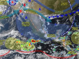 Las autoridades exhortaron a la población a mantenerse informada y extremar precauciones. ESPECIAL/ SMN.