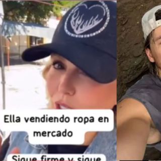Mamá de Aldo de Nigris presume su puesto de ropa en el tianguis y se viraliza