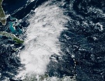 Los modelos meteorológicos prevén una intensificación gradual de la tormenta tropical 'Melissa'. EFE/ NOAA.