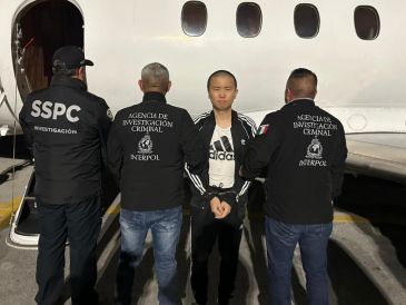 Zhang escapó en julio de 2025 de un arresto domiciliario en Ciudad de México, donde se encontraba en arresto domiciliario bajo custodia de la Guardia Nacional. X / @OHarfuch