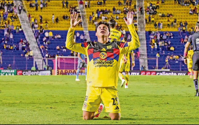 Los azulcremas salvaron el triunfo el partido pasado ante Puebla con una anotación en los últimos minutos de Ramón Juárez. IMAGO7