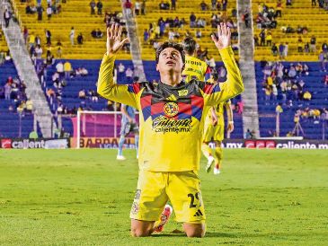 Los azulcremas salvaron el triunfo el partido pasado ante Puebla con una anotación en los últimos minutos de Ramón Juárez. IMAGO7