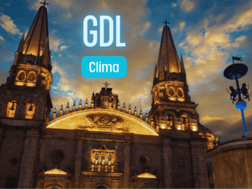 Las temperaturas esperadas para este viernes en Guadalajara serán ligeramente más cálidas que ayer. ESPECIAL / CANVA