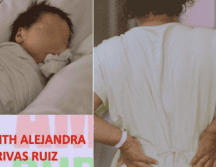 En un video que circula en redes sociales, se observa a la mujer salir del Hospital Materno Infantil de Durango con la bebé en brazos . ESPECIAL / SUN