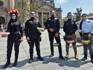 El Escuadrón Catrina participará en diversas actividades culturales, lúdicas y de proximidad. EL INFORMADOR/R.BOBADILLA