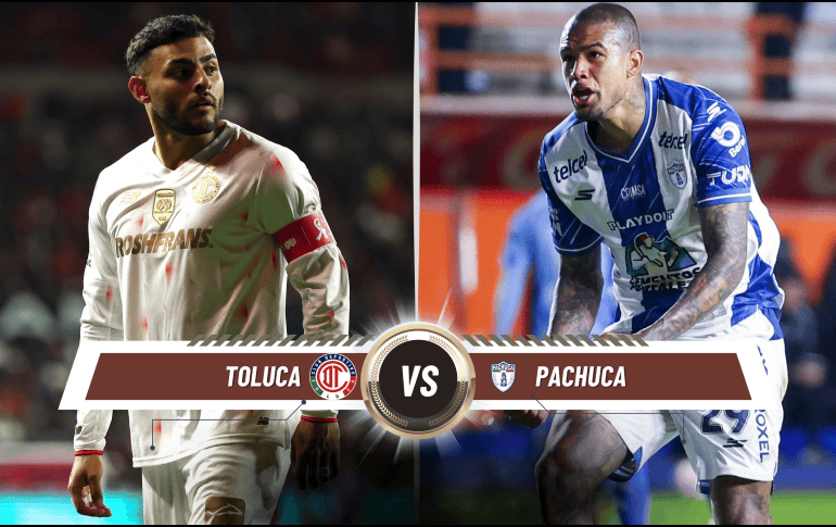 Toluca afrontará una complicada tarea en su casa: deberán quedarse con los tres puntos ante los hidalguenses, pues varios equipos les pisan los talones en la lucha por el liderato del certamen. ESPECIAL / IMAGO7 y CANVA