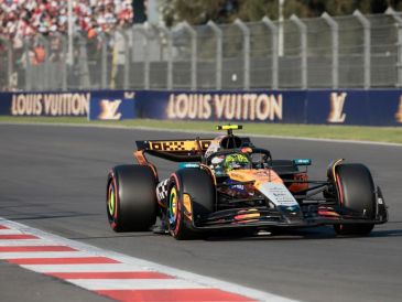 LANDO NORRIS. Las tribunas, repletas de pasión y banderas, prometen hacer vibrar cada giro en el GP de México de F1. EFE / J. Méndez