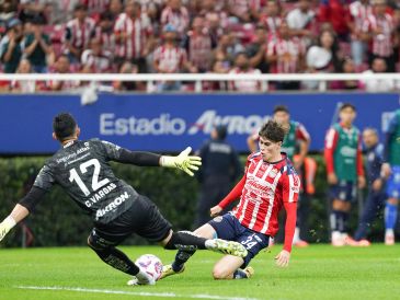 Una de las grandes virtudes del Club Deportivo Guadalajara para lograr un resultado tan abultado en el Clásico Tapatío fue la contundencia. IMAGO7.