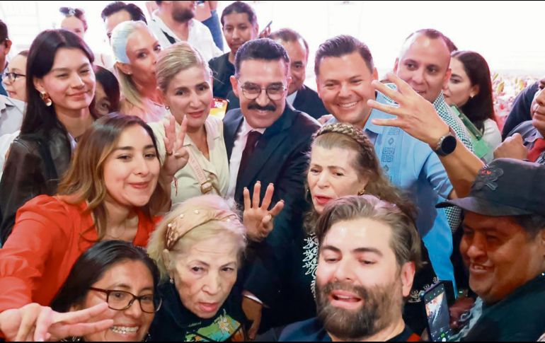 Carlos Lomelí presentó su primer informe legislativo en Expo Guadalajara, destacando reformas constitucionales e iniciativas en beneficio de Jalisco. ESPECIAL