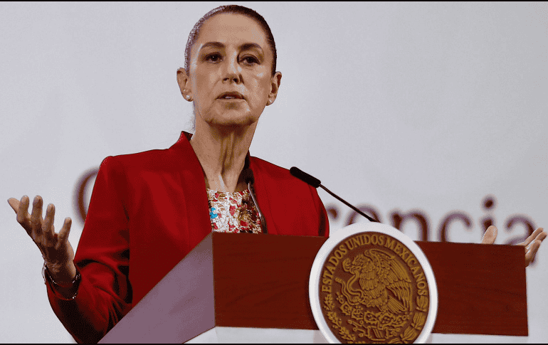 Claudia Sheinbaum, durante 