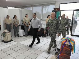 El secretario de Seguridad, durante su visita a Michoacán, anunció el refuerzo de medidas de seguridad para proteger a los productores de limón, ante las amenazas del crimen organizado. ESPECIAL