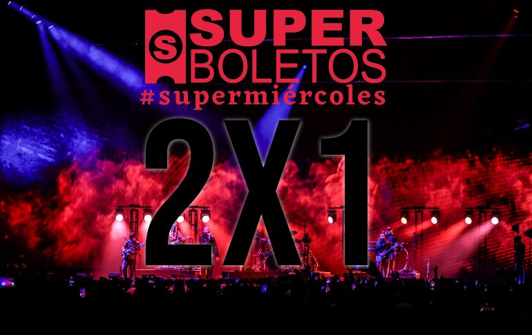 Estos diez conciertos de la Arena Guadalajara se encuentran al 2x1 solo por hoy 29 de octubre.  EL INFORMADOR / ARCHIVO