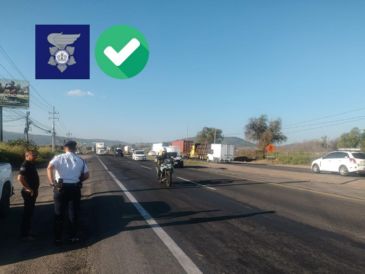 Policía Vial Jalisco confirmó que todos los puntos de bloqueo han sido liberados en su totalidad. ESPECIAL / Policía Vial Jalisco