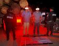 Los detenidos fueron puestos a disposición de un agente del Ministerio Público federal. ESPECIAL / Policía del Estado