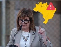 Argentina se mantendrá alerta de las fronteras con Brasil; aseguran que no se afectará a turistas. En la foto, la ministra de Seguridad Nacional argentina, Patricia Bullrich. EFE / ARCHIVO