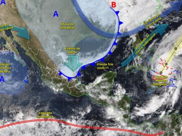 El SMN exhortó a la población a extremar precauciones. ESPECIAL/ SMN.