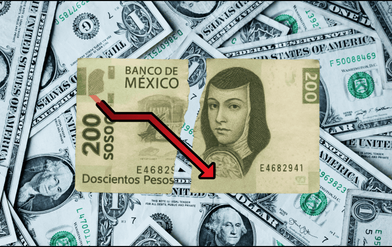 Esta mañana del 31 de octubre, el peso mexicano baja frente al dólar. UNSPLASH/ A. GREY/ESPECIAL/ CHAT GPT