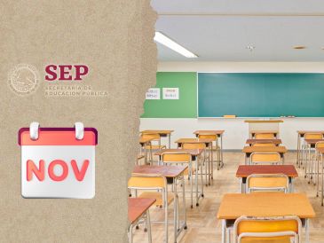 De acuerdo con la SEP, el mes de noviembre contará con 18 días efectivos de clase y dos jornadas de suspensión. ESPECIAL / CANVA