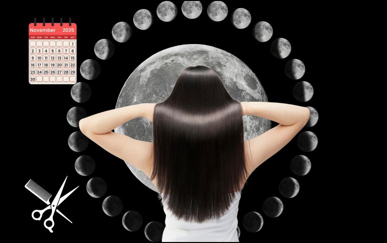 Sea cual sea la fase, no olvides consentir tu melena con tratamientos capilares a lo largo del mes. ESPECIAL / CANVA