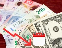 El peso mexicano rompió en octubre la racha positiva que habían logrado en meses previos. ESPECIAL / CANVA
