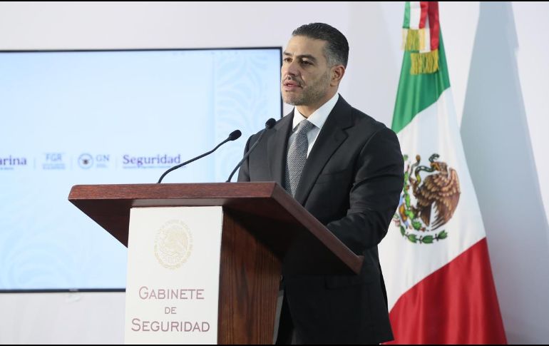 Harfuch subrayó que México mantiene una relación de colaboración constante con agencias de Estados Unidos en materia de seguridad. EFE/M. Guzmán