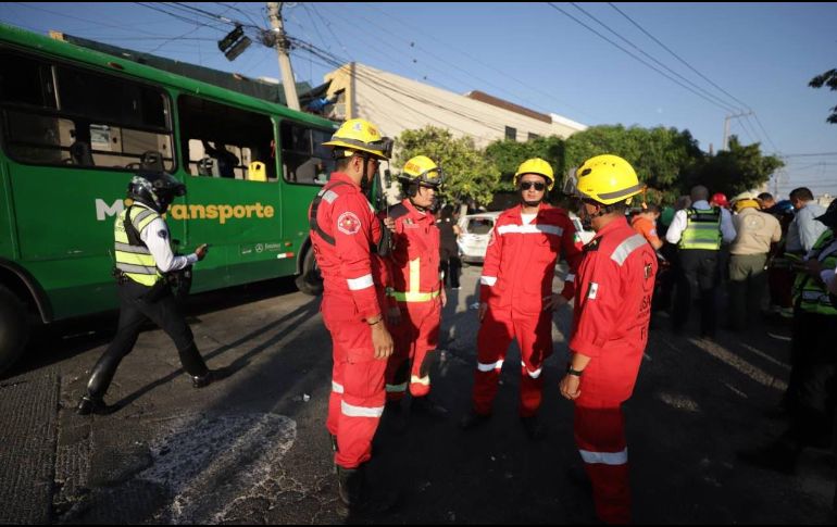 El reporte del choque se recibió alrededor de las 16:00 horas. CORTESÍA