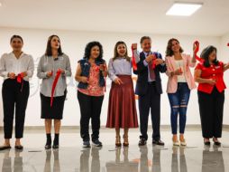 El alcalde de Zapopan, Juan José Frangie, recordó que este lugar era destinado para eventos privados, pero se logró recuperar el edificio y convertirlo en este centro integral de cuidados. EL INFORMADOR/ J. Acosta