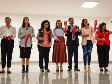 El alcalde de Zapopan, Juan José Frangie, recordó que este lugar era destinado para eventos privados, pero se logró recuperar el edificio y convertirlo en este centro integral de cuidados. EL INFORMADOR/ J. Acosta