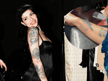 Cazzu se hace un nuevo tatuaje en honor a Inti. ESPECIAL / IG / @cazzu