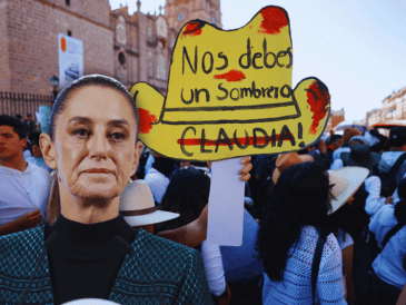 "Todos condenamos el homicidio y lo primero que tiene que haber es justicia", declara Sheinbaum sobre el caso de Carlos Manzo. EFE / S. Gutiérrez / SUN / ARCHIVO