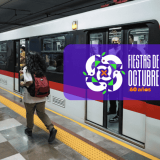 Tren ligero amplía su horario de servicio el último día de las Fiestas de Octubre