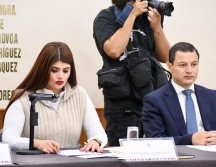 Durante la sesión, la diputada Camarena Jáuregui reconoció el liderazgo de José Luis Tostado Bastidas y agradeció su papel para conducir con prudencia las diferencias políticas y fortalecer la labor institucional de la Junta. CORTESÍA