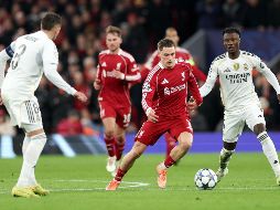 El equipo inglés dominó las acciones en Anfield, aunque se tuvo que conformar con un gol. EFE/A. Vaughan