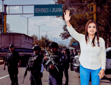 El encuentro entre la Presidenta y Grecia Quiroz ocurrió tres días después del asesinato del edil michoacano, que ocurrió el pasado sábado 1 de noviembre. SUN / ARCHIVO / FACEBOOK / Grecia Quiroz